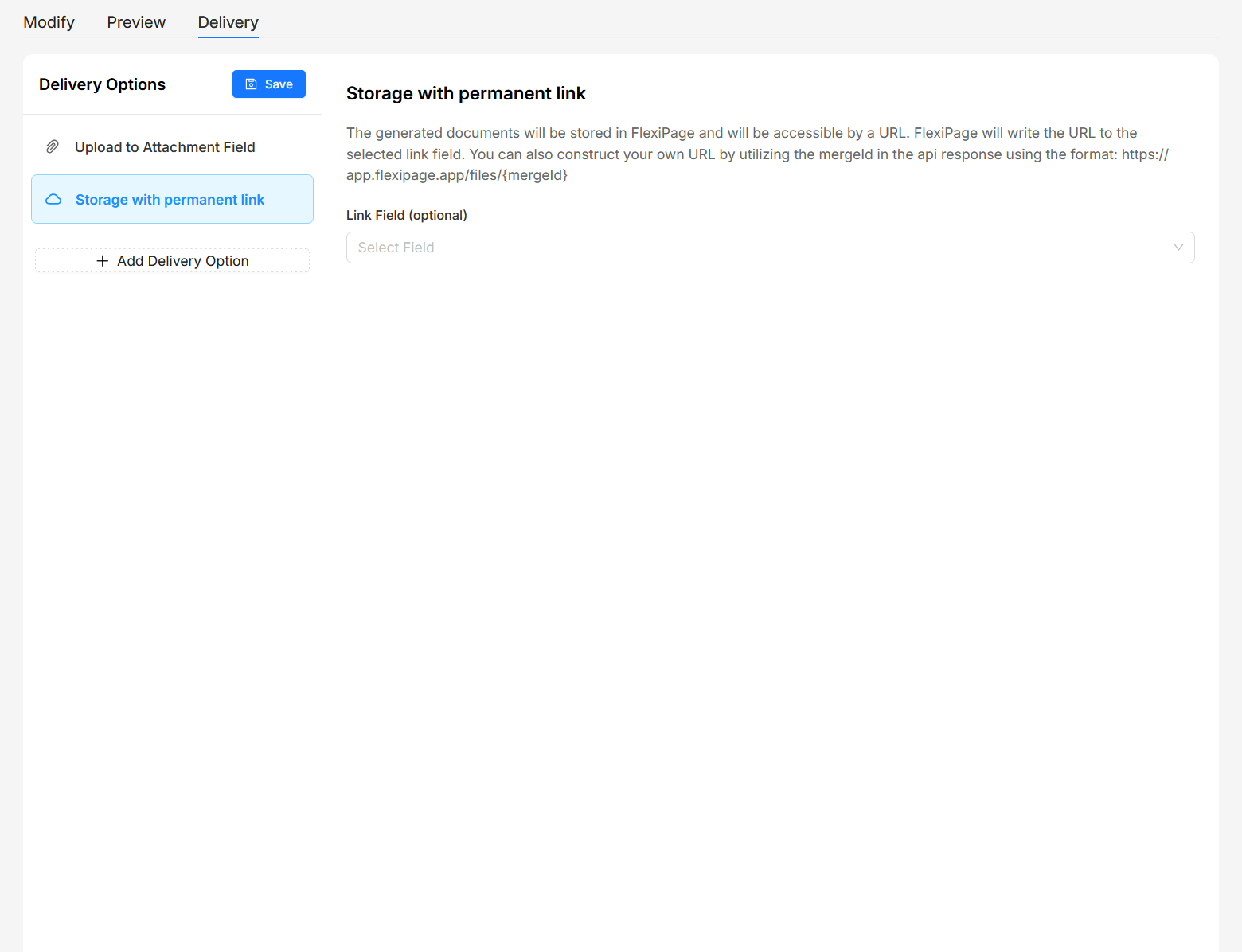 Permanent storage for documents