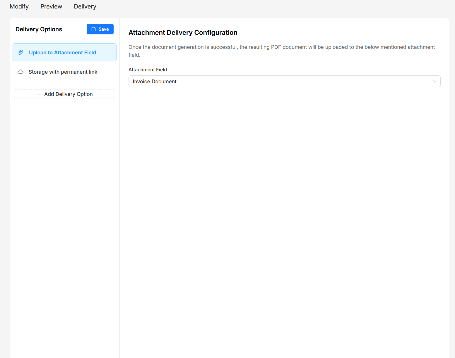 Upload to platform image