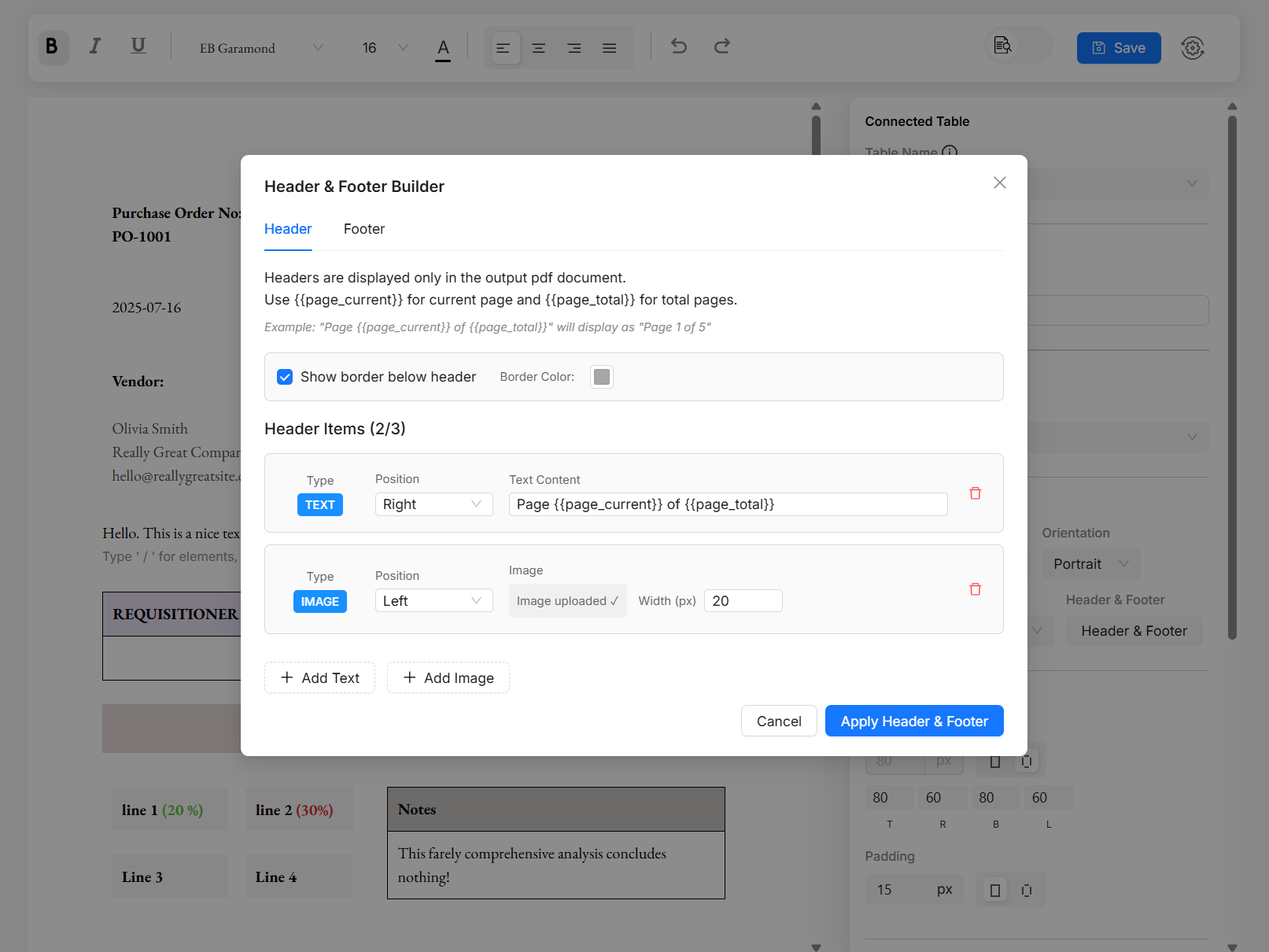 Editor View