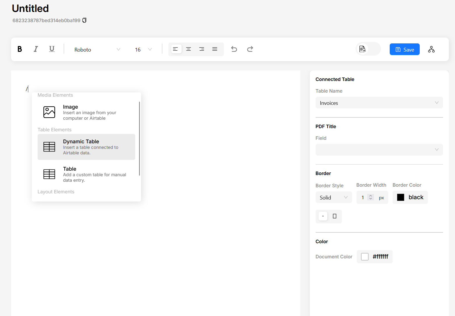 Editor View